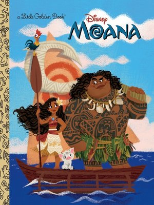 cover image of Moana Little Golden Book